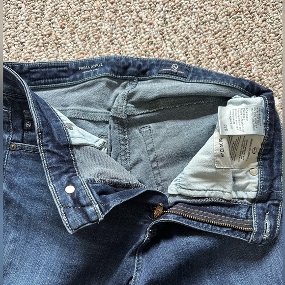 AG Women’s Prima Ankle Cigarette Skinny Jeans - Picture 3 of 7